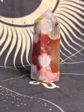 Load image into Gallery viewer, Cherry Flower Agate Tower
