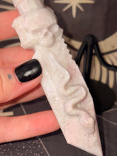 Load image into Gallery viewer, Pink Opal Snake Dagger
