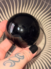 Load image into Gallery viewer, Black Obsidian Sphere
