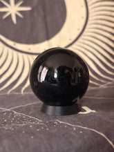 Load image into Gallery viewer, Black Obsidian Sphere
