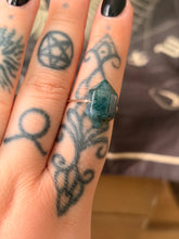 Load image into Gallery viewer, Ocean jasper double point adjustable ring
