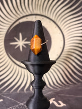 Load image into Gallery viewer, Tigers eye double point adjustable ring

