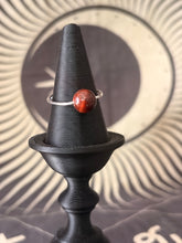 Load image into Gallery viewer, Red tigers eye adjustable ring
