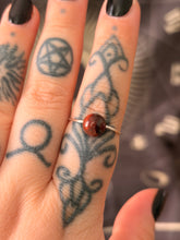 Load image into Gallery viewer, Red tigers eye adjustable ring
