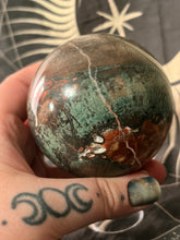 Load image into Gallery viewer, Money Agate Sphere
