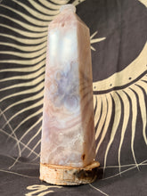 Load image into Gallery viewer, pink amethyst with flower agate tower

