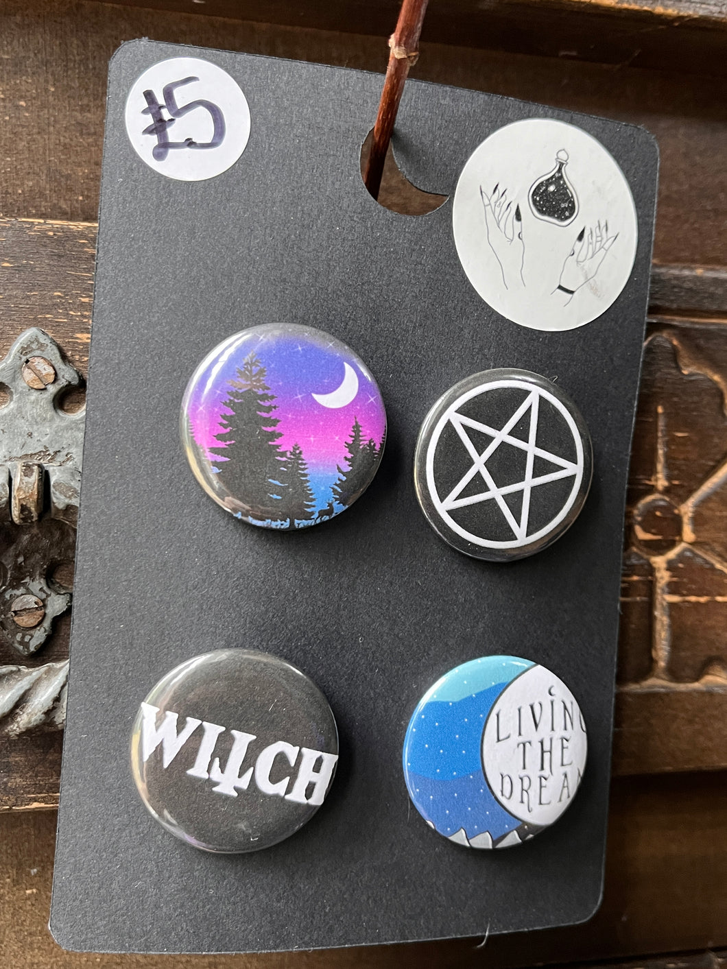 Witchy badge pack