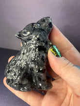 Load image into Gallery viewer, Crystal wolf/dog carvings
