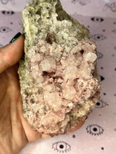 Load image into Gallery viewer, Raw pink halite crystal specimen
