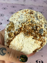 Load image into Gallery viewer, Rare Orca agate raw crystal geode
