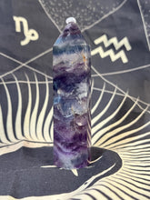 Load image into Gallery viewer, Rainbow fluorite crystal tower
