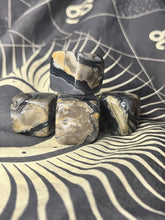 Load image into Gallery viewer, UV reactive volcano agate large cube carving
