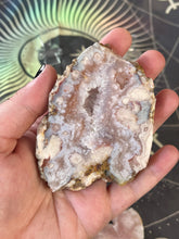 Load image into Gallery viewer, Pink amethyst Flower agate crystal slices

