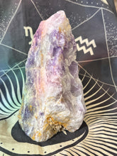 Load image into Gallery viewer, Raw amethyst cut base crystal specimen
