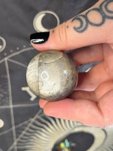 Load image into Gallery viewer, Very flashy high quality black moonstone crystal sphere
